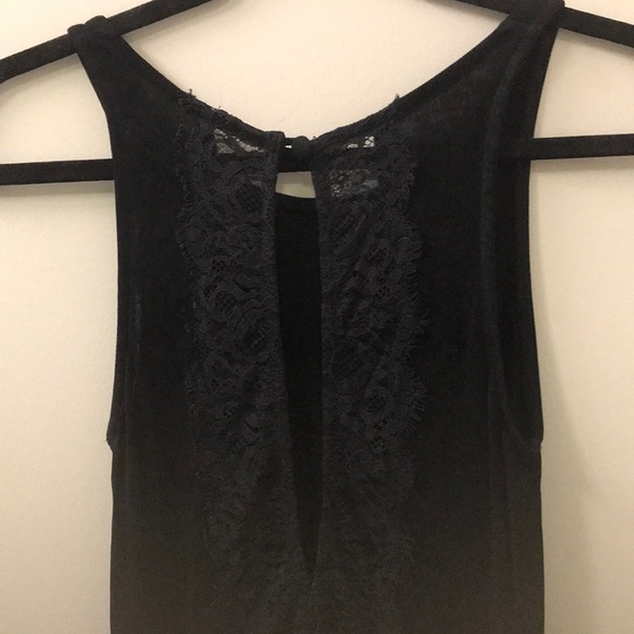 Free People Lady Jane Black Lace Open Back Dress - Picture 5 of 8